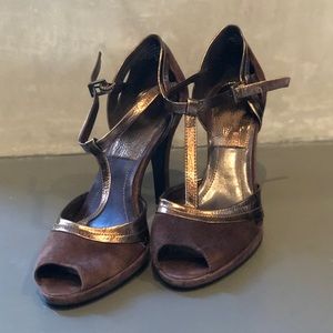 Bandolino Peep Toe Mary Janes